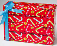 Name Maker Personalized Gift Wrap - Sweet Treats