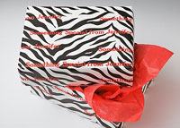 Name Maker Personalized Gift Wrap/Wrapping Paper - Zebra Stripe (GW-ZEBRASTRIPE)