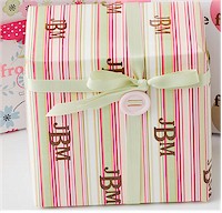 Name Maker Personalized Gift Wrap/Wrapping Paper - Watermelon Stripe (HDW04)