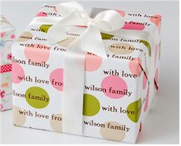 Name Maker Personalized Gift Wrap/Wrapping Paper - Summer Spots (WP19)