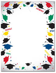 Masterpiece Studios - Grad Toss Letterhead (Graduation) (ALH201)