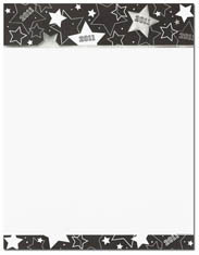 Masterpiece Studios - 2011 Stars Foil Grad Letterhead (Graduation) (ALH384)