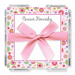 Great Gifts by Chatsworth - Colorful Memo Squares -Pink Circles (GP73-326)