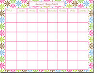 Great Gifts by Chatsworth - Weekly Calendar Pads (Pinwheels)