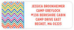 Great Gifts by Chatsworth - Address Labels (Bright Chevron)