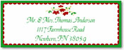 Name Doodles - Holiday Rectangle Address Labels/Stickers (Chelsea)