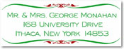 Name Doodles - Holiday Rectangle Address Labels/Stickers (Exeter)