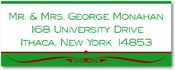 Name Doodles - Holiday Rectangle Address Labels/Stickers (Kent)