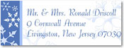 Name Doodles - Holiday Rectangle Address Labels/Stickers (Let It Snow)