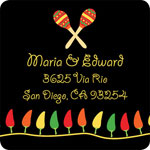 Noteworthy Collections - Holiday Address Labels (Cinco de Mayo Maracas) (SQ-416)