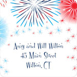 Noteworthy Collections - Holiday Address Labels (Distressed Stars) (SQ-61)