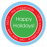 Prints Charming Holiday Address Labels - Christmas Bubble (L9133)