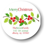 Prints Charming Holiday Address Labels - Big Berries (L9143)