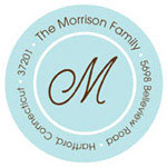 Prints Charming Holiday Address Labels - Chain Link Band (L9144)