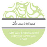 Prints Charming Holiday Address Labels - Chain Link Band (L9151)