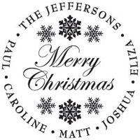 Three Designing Women - Custom Holiday Stampers #CS-3501 (Merry Christmas)