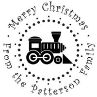 Three Designing Women - Custom Holiday Stampers #CS-3512 (Merry Christmas)