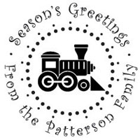 Three Designing Women - Custom Holiday Stampers #CS-3512 (Seasons Greetings)