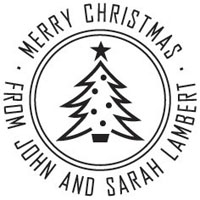Three Designing Women - Custom Holiday Stampers #CS-3513 (Merry Christmas)