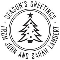 Three Designing Women - Custom Holiday Stampers #CS-3513 (Seasons Greetings)