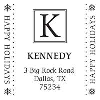Three Designing Women Custom Holiday Stampers #CS-3520 (Happy Holidays)