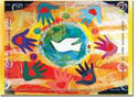 Another Creation by Michele Pulver Holiday Greeting Cards - Hands of Love (329)