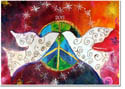 Another Creation by Michele Pulver Holiday Greeting Cards - Winter Doves (563)