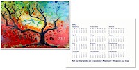 Another Creation by Michele Pulver Holiday Greeting Cards - A Tree For All Seasons with Calendar (703)