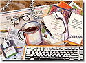Michele Pulver Holiday Cards - Coffee Break (Card #511)