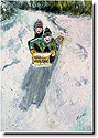 Michele Pulver Holiday Cards - Away We Go (Card #544)