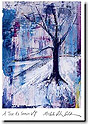 Michele Pulver Holiday Cards - A Tree As Seen In VT (Card #547)
