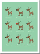 Holiday Greeting Cards by Chatsworth - Reindeer Fun