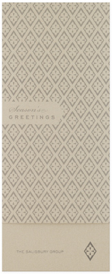 Checkerboard Corporate Holiday Greeting Cards - Contemporary Greeting (HLC-GYA-K)