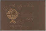 Checkerboard Corporate Holiday Greeting Cards - A World of Good Wishes (HLC-CXN-S)