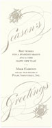 Checkerboard Corporate Holiday Greeting Cards - Festive Greeting (HLC-FLU-Q)