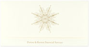 Checkerboard Corporate Holiday Greeting Cards - Natural Snowflake (HLC-GRP-S)