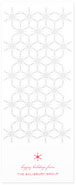 Checkerboard Corporate Holiday Greeting Cards - Falling Snow (HLC-CJF-W)