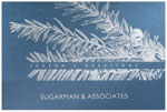Checkerboard Corporate Holiday Greeting Cards - Silvery Bough (HLC-FHV-N)