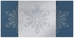 Checkerboard Corporate Holiday Greeting Cards - Silver Snowflakes (HLC-LVI-U)