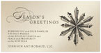 Checkerboard Corporate Holiday Greeting Cards - City Snowflake (HLC-PKY-D)