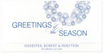 Checkerboard Corporate Holiday Greeting Cards - Crystal Greetings (HLC-QIA-E)