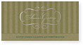 Checkerboard Corporate Holiday Card - Oxford Stripes (HLC-DKX-Q)