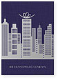 Checkerboard Corporate Holiday Card - City Of Gifts (HLC-DUU-X)