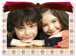 Checkerboard Holiday Photo Card - Frolicking Flakes (HLP-ACX-S)