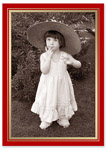 Checkerboard Holiday Photo Card - Simplicity In Grenadine (HLP-KPU-M)