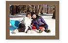 Checkerboard Holiday Photo Card - Delicate Sparkle (HLP-QLV-P)