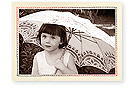 Checkerboard Holiday Photo Card - Delicate Dots (HLP-TFC-T)