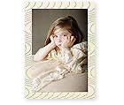 Checkerboard Holiday Photo Card - Shimmering Waves (HLP-TLH-E)