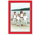 Checkerboard Holiday Photo Card - Sparkle On Red (HLP-WGJ-E)