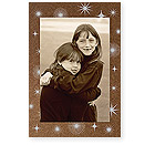 Checkerboard Holiday Photo Card - Starlight (HLP-XRE-L)